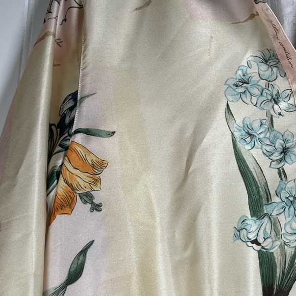 LRL Floral Handkerchief Hem LS Dress size 10 NWT - Picture 5 of 11